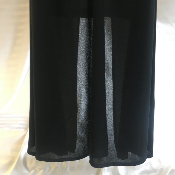 Joseph Ribkoff Women's Black Designer Dress High Low Size 6 Formal Vintage Grad - Picture 11 of 15